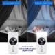 P20 1080P WiFi IP Security Camera Dual Light Source Work with Amazon Alexa Magnetic Suction LED Lamp
