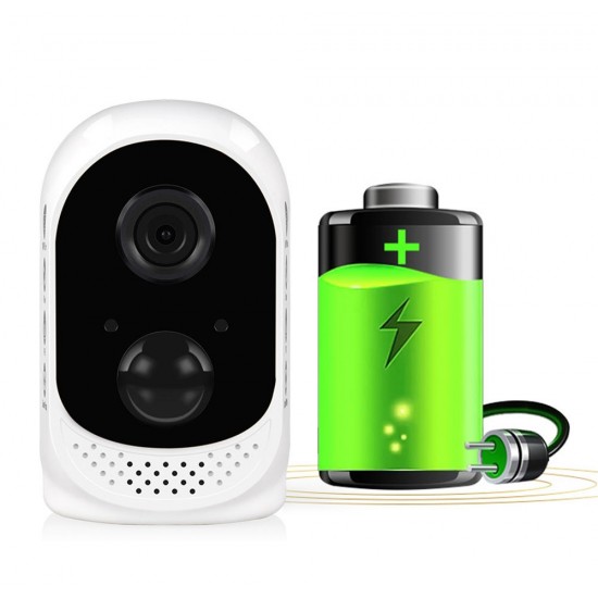 Rechargeable Battery Powered WiFi IP Camera Wireless 1080P PIR Alarm CCTV Home Security Cam