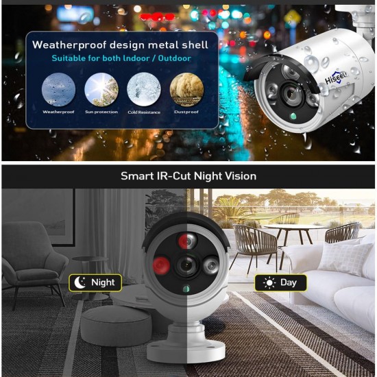 8HB612 1080P Wireless CCTV System 2M 8CH Wifi NVR Outdoor IR Night Vision IP Camera Security System Surveillance