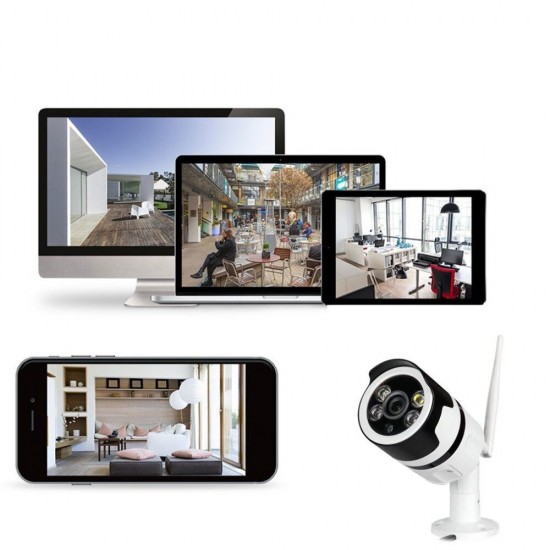 Wireless CCTV System 720P 1080P 2MP NVR IP IR-CUT outdoor CCTV Camera IP Security System Video Surveillance Kit