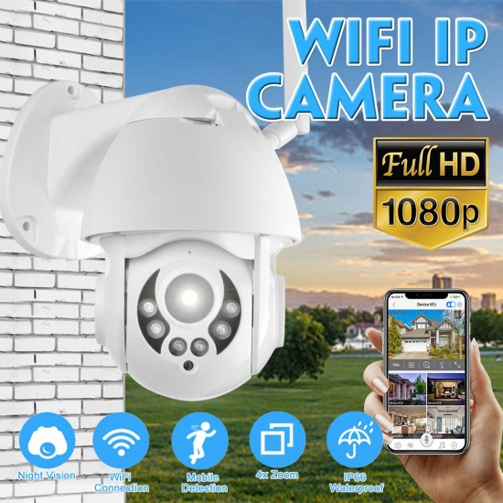 K38D Wireless 1080P HD IP Camera 4x Zoom Level 270 Degrees Vertical 90 Degrees Camera Night Vision Camera K38D Wireless 1080P HD IP Camera 4x Zoom Level 270 Degrees Vertical 90 Degrees Camera Night Vision Camera