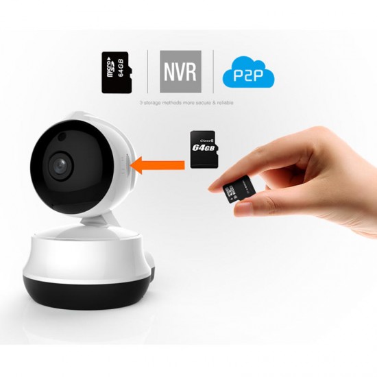 NIP-61GE Mini Wifi IP Camera 720P Network Security Baby Monitor