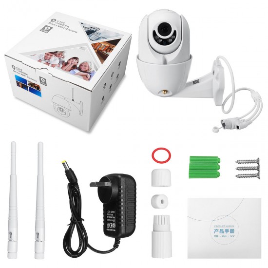 Outdoor 1080P HD PTZ Speed Dome IP Camera Pan Tilt IR WiFi Security Camera Night Vision Waterproof Outdoor 1080P HD PTZ Speed Dome IP Camera Pan Tilt IR WiFi Security Camera Night Vision Waterproof