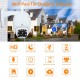 1080P Outdoor PTZ Wireless IP Camera TuyaSmart Mobile App with Two Way Audio CCTV Auto IR Night Vision Mini Dome Camera 1080P Outdoor PTZ Wireless IP Camera TuyaSmart Mobile App with Two Way Audio CCTV Auto IR Night Vision Mini Dome Camera