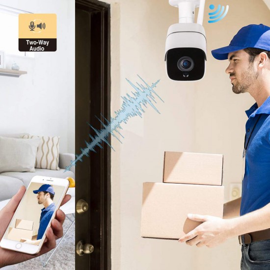 1080P Outdoor Wireless Surveillance Home Security Camera WiFi Home Security Camera Waterproof Infrared Night Vision 1080P Outdoor Wireless Surveillance Home Security Camera WiFi Home Security Camera Waterproof Infrared Night Vision