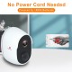 1080P Wireless Battery Powered IP CCTV Camera OutdoorIndoor Home Waterproof Security Rechargeable Wifi Battery Camera