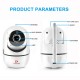 Auto Tracking IP Cam Home Security AI Camera 1080P Wireless Camera Wifi Surveillance Smart IR CUT Night Vision Camera