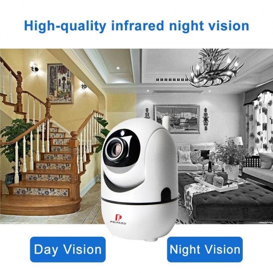 Auto Tracking IP Cam Home Security AI Camera 1080P Wireless Camera Wifi Surveillance Smart IR CUT Night Vision Camera