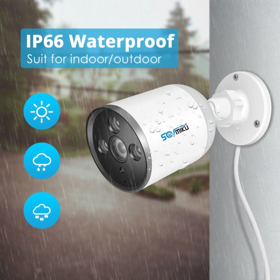 SF05A 720P Wifi IP Camera ONVIF Outdoor Waterproof FHD CCTV Security Camera Two Way Audio APP Remote
