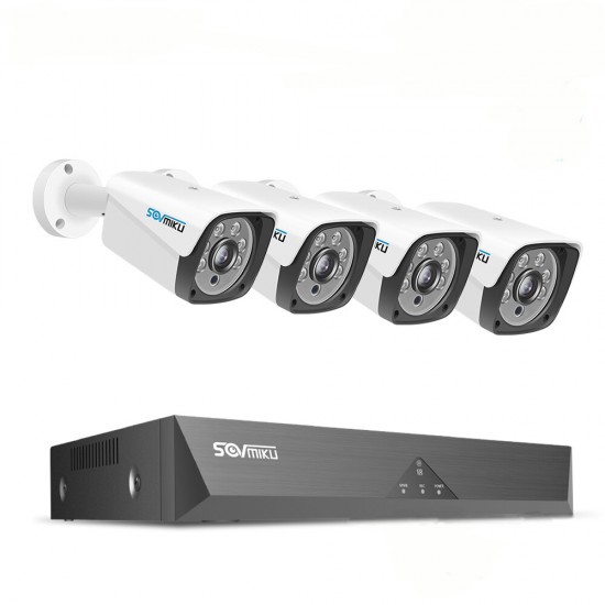 4HT823 H.265 8CH 3MP POE NVR Kit Security Camera System Audio Record IP Camera Outdoor Waterproof CCTV P2P Video Surveillance Set 4HT823 H.265 8CH 3MP POE NVR Kit Security Camera System Audio Record IP Camera Outdoor Waterproof CCTV P2P Video Surveillance Set