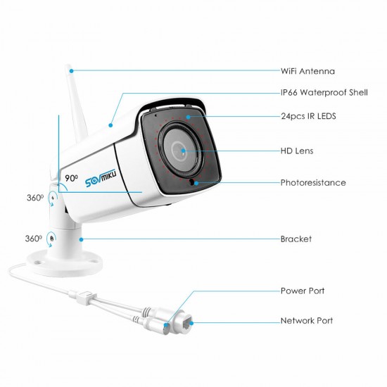SWK-4HT822 8CH 1080P Wireless CCTV System 4pcs 2MP Outdoor Wifi IP Camera 8CH NVR Recorder Video Security Camera System Surveillance Kit SWK-4HT822 8CH 1080P Wireless CCTV System 4pcs 2MP Outdoor Wifi IP Camera 8CH NVR Recorder Video Security Camera System Surveillance Kit