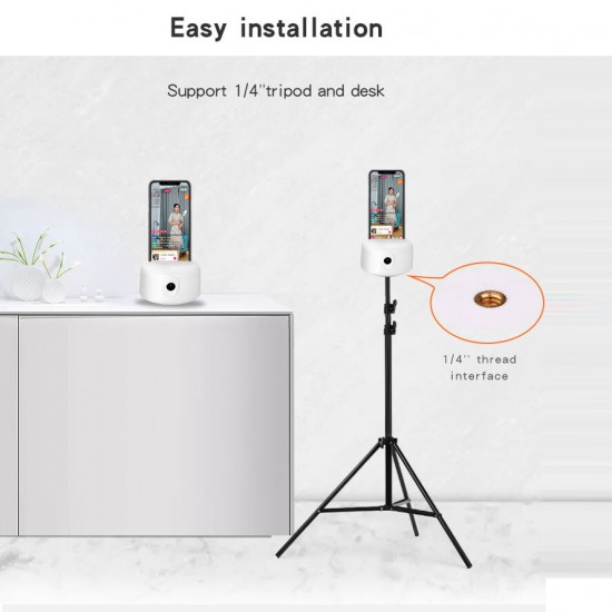 Smart Auto Face & Body Tracking Mobile Phone Holder 360° Rotation For Living Show Video Call E-class Livestream Free Your Hands Smart Auto Face & Body Tracking Mobile Phone Holder 360° Rotation For Living Show Video Call E-class Livestream Free Your Hands