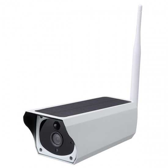 Solar Powered Wireless WIFI IP Camera 1080P HD Infrared Night Vision Waterproof Security Surveillance CCTV Dual Power Supply Long Standby Solar Powered Wireless WIFI IP Camera 1080P HD Infrared Night Vision Waterproof Security Surveillance CCTV Dual Power Supply Long Standby