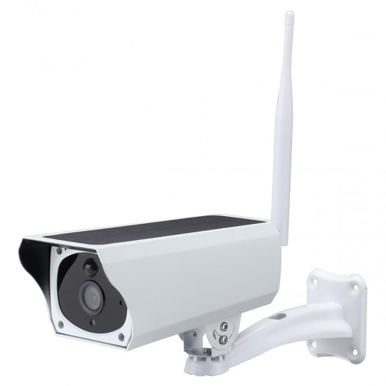 Solar Powered Wireless WIFI IP Camera 1080P HD Infrared Night Vision Waterproof Security Surveillance CCTV Dual Power Supply Long Standby Solar Powered Wireless WIFI IP Camera 1080P HD Infrared Night Vision Waterproof Security Surveillance CCTV Dual Power Supply Long Standby