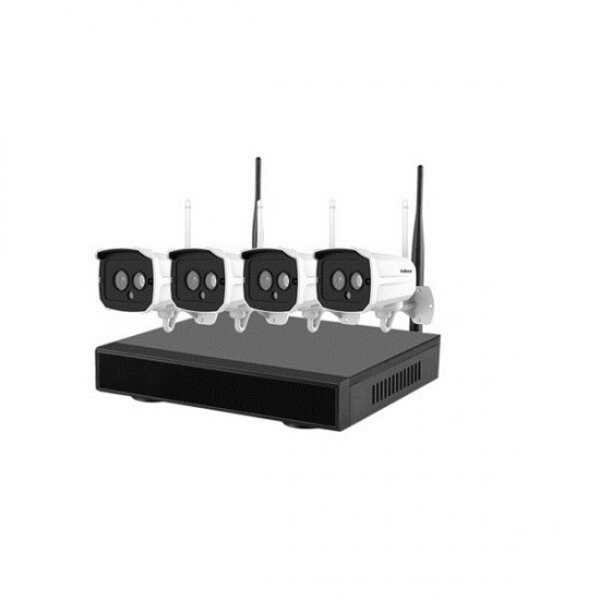 NVS001 1080P IP Camera 4CH Wireless WIFI Network Monitoring Kit 4CH Wireless P2P NVR Phone Monitoring