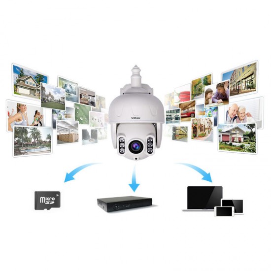 SH028 HD 2.0MP 1080P 5X Zoom Dome IP Camera P2P Wireless Surveillance CCTV Camera 360 Degree Wifi PTZ Outdoor Waterproof