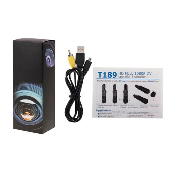 T189 Pen Full HD 1080P Camera Wearable Body Pen Camera Digital Mini Car DVR DV Camcorder T189 Pen Full HD 1080P Camera Wearable Body Pen Camera Digital Mini Car DVR DV Camcorder