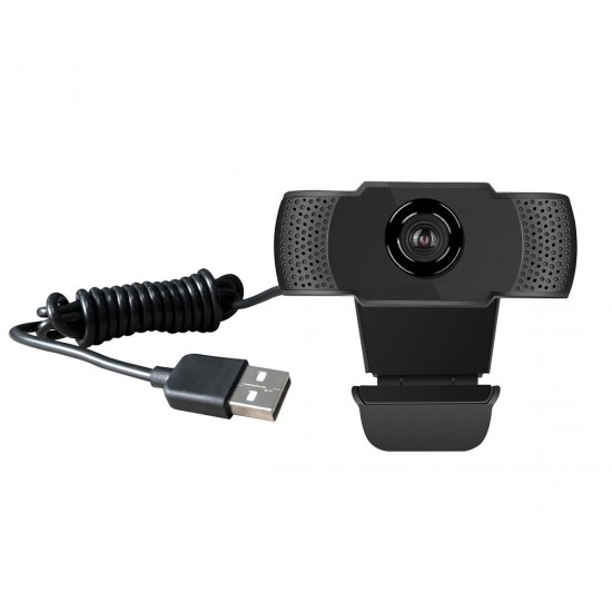 USB 1080P HD Webcam Desktop Laptop Computer PC Camera Built in Microphone