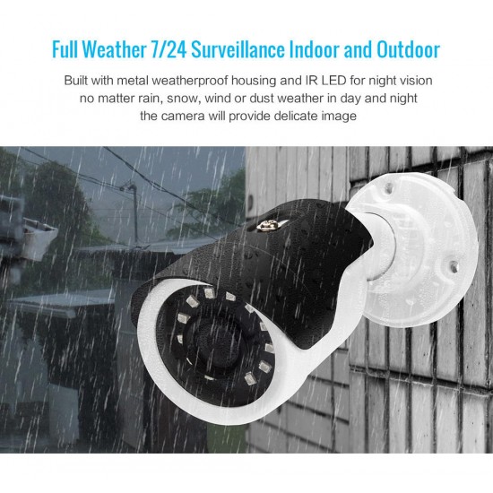 1080P Full HD Security Camera Video Surveillance Camera 2.0MP Weather Proof Full Metal CCTV