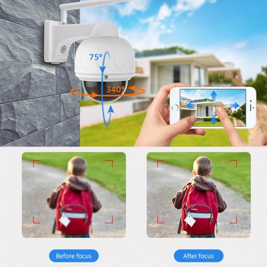 C32S 4X Zoom 1080P PTZ IP Camera Auto Focus IP66 Waterproof WiFi IR Camera Surveillance Security CCTV Outdoor C32S 4X Zoom 1080P PTZ IP Camera Auto Focus IP66 Waterproof WiFi IR Camera Surveillance Security CCTV Outdoor