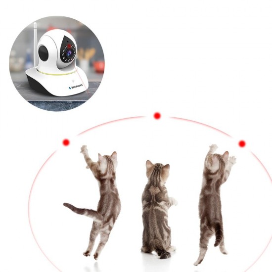 C38S-P 1080P Pet IP Camera Wifi Video Surveillance Security Camera Remote Control Laser Play with Pet Video Intercom IR Night