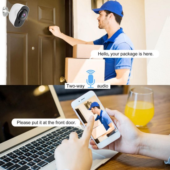 WIFI 1080P IP Camera Infrared Night Vison IP65 Waterproof Home Security Surveillance Camera Built-in Lithium Ion Battery WIFI 1080P IP Camera Infrared Night Vison IP65 Waterproof Home Security Surveillance Camera Built-in Lithium Ion Battery