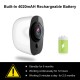 WIFI 1080P IP Camera Infrared Night Vison IP65 Waterproof Home Security Surveillance Camera Built-in Lithium Ion Battery WIFI 1080P IP Camera Infrared Night Vison IP65 Waterproof Home Security Surveillance Camera Built-in Lithium Ion Battery