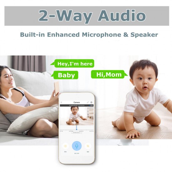 Waterproof APP Audio Wifi IP Camera Home Wireless Security CCTV Monitor Cloud Camera