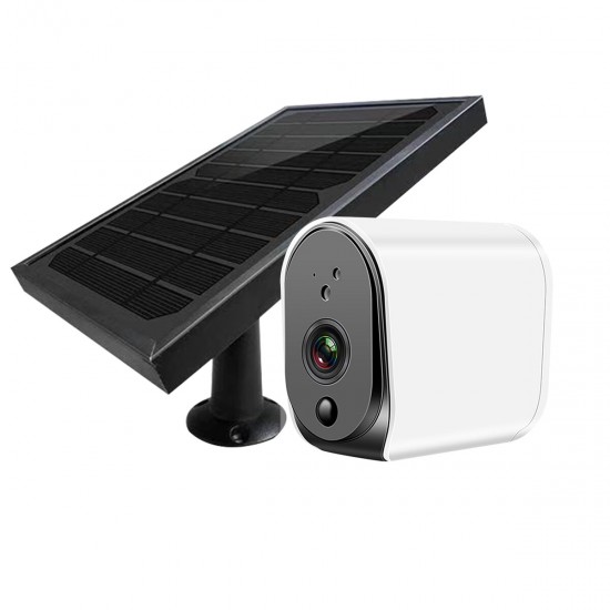 WiFi Full HD 1080P Solar Panel IP Camera Night Vision Waterproof Outdoor