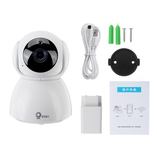 WiFi HD 1080P PanTilt IP Camera Home Security Network CCTV Baby IR Night Webcam