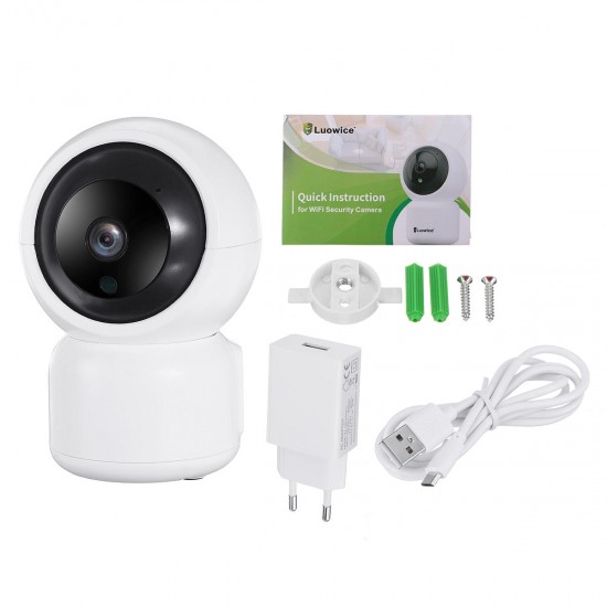 WiFi Wireless IP Camera HD 1080P Voice Motion Sensor Night Vision ONVIF Home Security for Phone PC