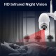 Wifi HD 1080P IP Camera 8 LEDS Infrared 6x Zoom Outdoor Camera Full-Color Night Vision Surveillance Camera Waterproof PTZ Rotation Wifi HD 1080P IP Camera 8 LEDS Infrared 6x Zoom Outdoor Camera Full-Color Night Vision Surveillance Camera Waterproof PTZ Rotation