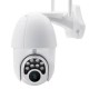 Wifi HD 1080P IP Camera 8 LEDS Infrared 6x Zoom Outdoor Camera Full-Color Night Vision Surveillance Camera Waterproof PTZ Rotation