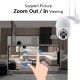 Wifi HD 1080P IP Camera 8 LEDS Infrared 6x Zoom Outdoor Camera Full-Color Night Vision Surveillance Camera Waterproof PTZ Rotation Wifi HD 1080P IP Camera 8 LEDS Infrared 6x Zoom Outdoor Camera Full-Color Night Vision Surveillance Camera Waterproof PTZ Rotation