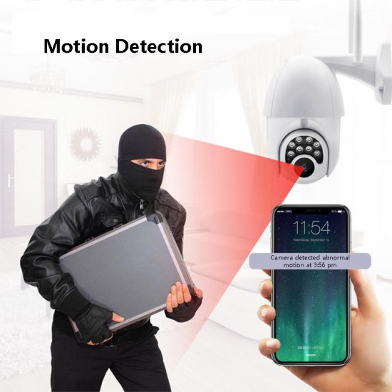 Wifi HD 1080P IP Camera 8 LEDS Infrared 6x Zoom Outdoor Camera Full-Color Night Vision Surveillance Camera Waterproof PTZ Rotation Wifi HD 1080P IP Camera 8 LEDS Infrared 6x Zoom Outdoor Camera Full-Color Night Vision Surveillance Camera Waterproof PTZ Rotation
