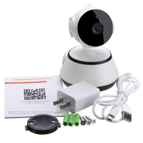 Wireless 720P Pan Tilt Night Vision Network Home IP Camera Security WIFI Webcam