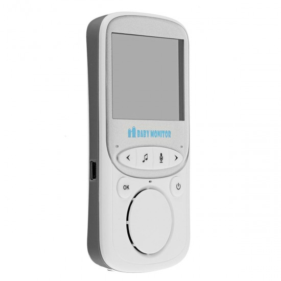 Wireless Baby Monitors 2.4GHz Color LCD Audio Talk Night Vision Video Temperature Music Player