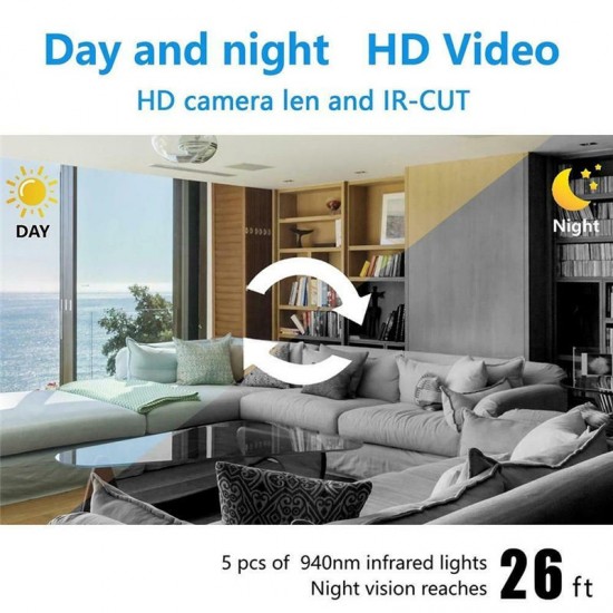 Wireless Wifi IP Security Camera Camcorder HD 720P Night Vision DVR