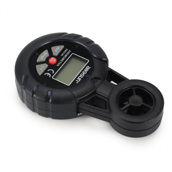 EM2240 Digital Anemometer Thermometer Wind Air Speed Gauge Meter Windmeter Temperature Tester Poratable Measuring EM2240 Digital Anemometer Thermometer Wind Air Speed Gauge Meter Windmeter Temperature Tester Poratable Measuring
