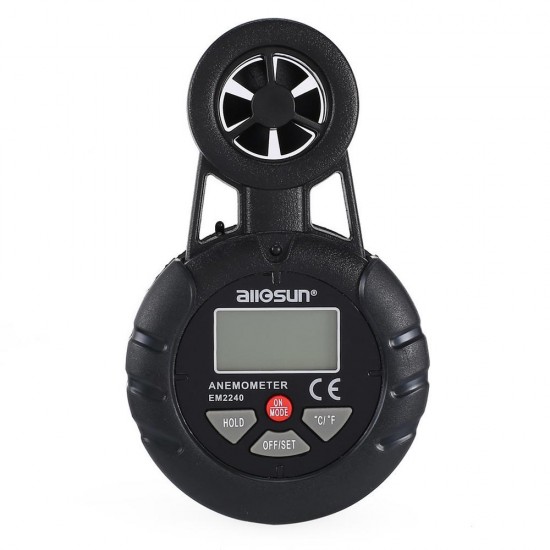 EM2240 Digital Anemometer Thermometer Wind Air Speed Gauge Meter Windmeter Temperature Tester Poratable Measuring EM2240 Digital Anemometer Thermometer Wind Air Speed Gauge Meter Windmeter Temperature Tester Poratable Measuring
