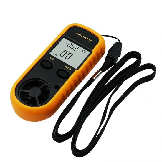 Digital Anemometer 0-30m/s Wind Speed Meter -10 ~ +45°C Temperature Tester Anemometro with LCD Backlight Display Digital Anemometer 0-30m/s Wind Speed Meter -10 ~ +45°C Temperature Tester Anemometro with LCD Backlight Display