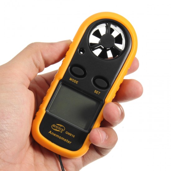 Digital LCD Anemometer Thermometer Air Wind Speed Meter Temperature Tester Digital LCD Anemometer Thermometer Air Wind Speed Meter Temperature Tester