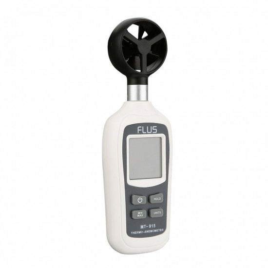 FLUS MT-915 Handheld Digital Anemometer LCD Backlight Air Wind Speed Meter Support Over Range Indication FLUS MT-915 Handheld Digital Anemometer LCD Backlight Air Wind Speed Meter Support Over Range Indication