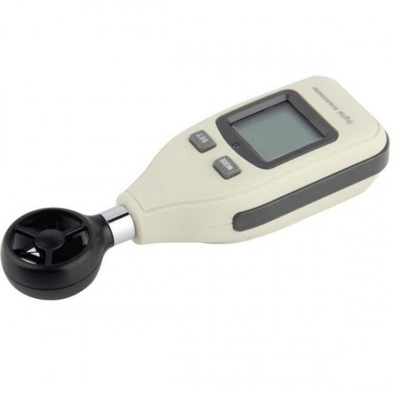 GM816A Digital LCD Handheld Air Wind Speed Meter Anemometer Thermometer Tester Measure Velocity