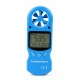 KT-300 Mini Multipurpose Anemometer Digital Anemometer LCD Wind Speed Temperature Humidity 3 in 1 Wind Speed Meter With Calibration Function