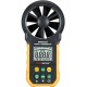 MS6252A Multifunctional Digital Anemometer Air Volume Tachometer Wind Air Speed Tester