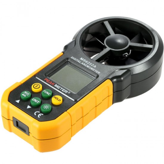 MS6252A Multifunctional Digital Anemometer Air Volume Tachometer Wind Air Speed Tester