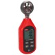 UT363 Mini Digital Wind Speed Meter Pocket Anemometer Speed Temperature Tester Thermometer