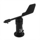 Wind Sensor Garden Signal Output Aluminum Alloy Wind Direction Sensor Wind Vane Speed Measuring Instrument