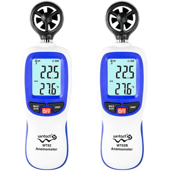 WT82 WT82B bluetooth Digital Anemometer Mini Wind Speed Meter Wind Meter Temperature Measurement °°